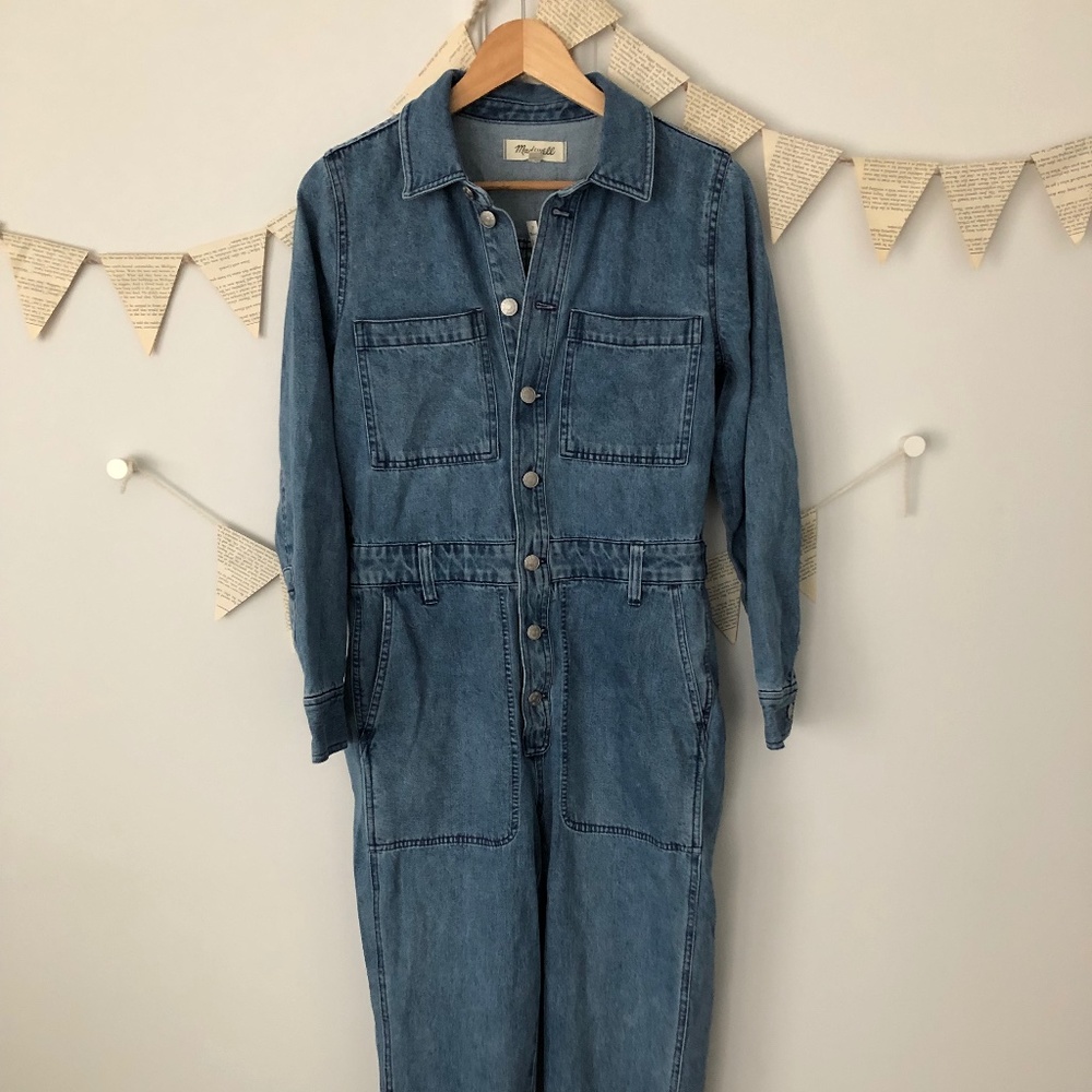Madewell denim coveralls